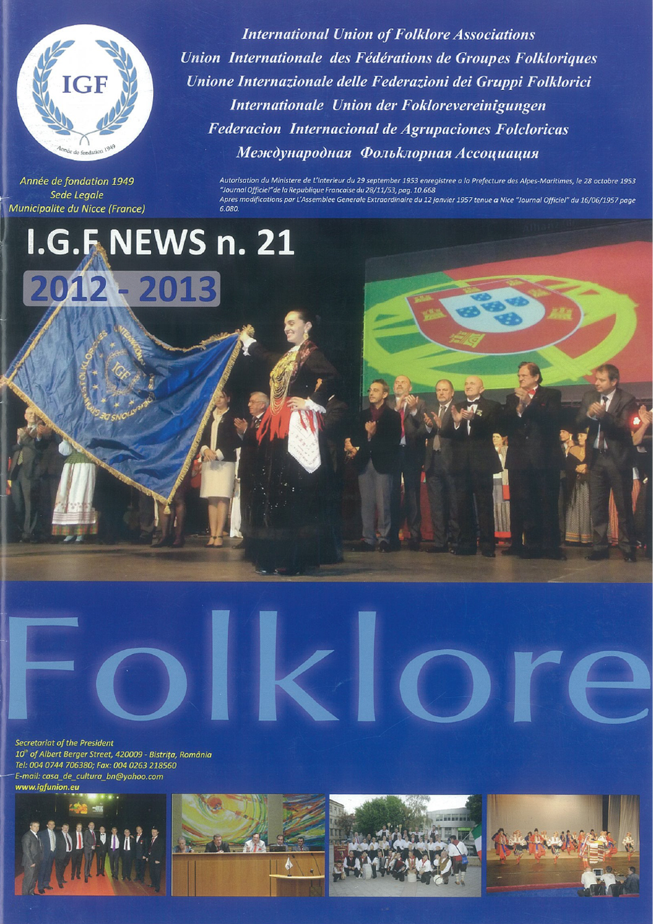 IGF News no. 21 – 2012/2013
