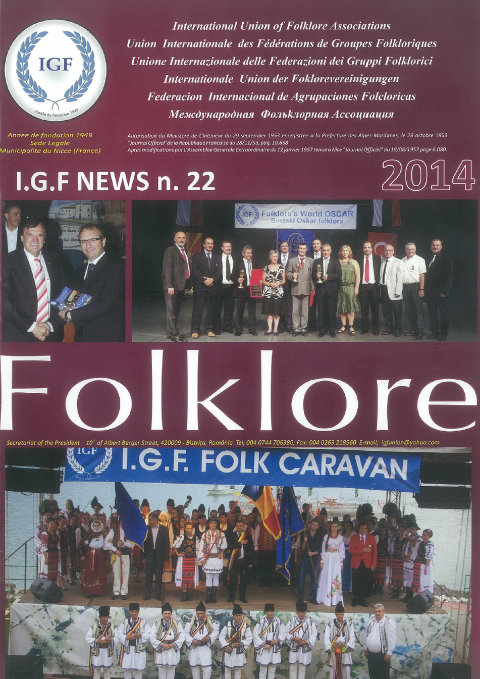 IGF News no. 22 – 2014