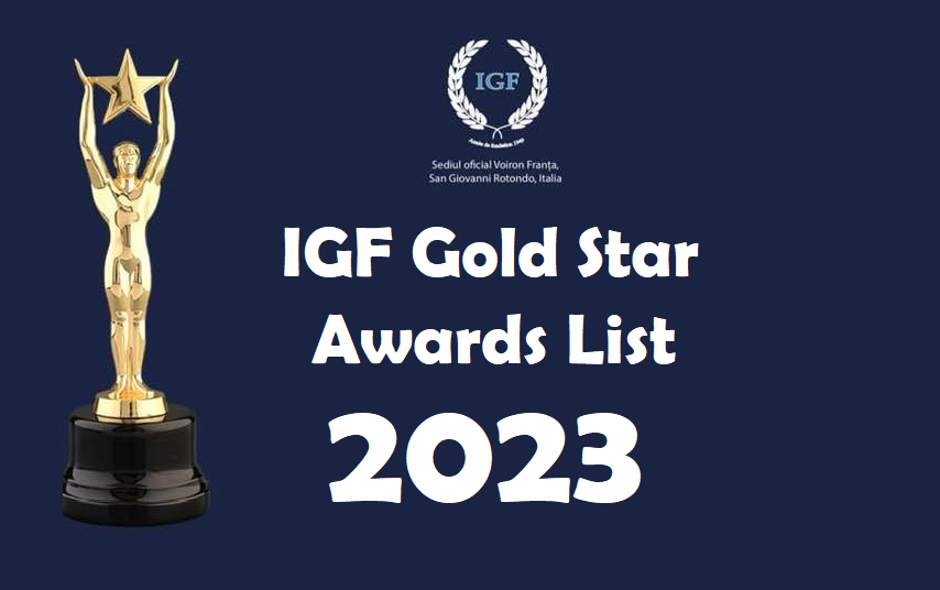Awards List- GoldStar 2023 Satu Mare, Romania